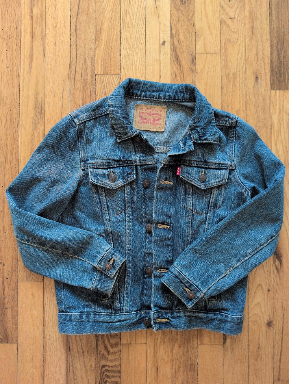 Levi's Classic Blue Denim Jacket Kids M
